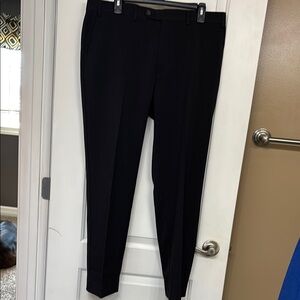 Chaps Black Dress Pants Sleek Straight Leg Size 36x30